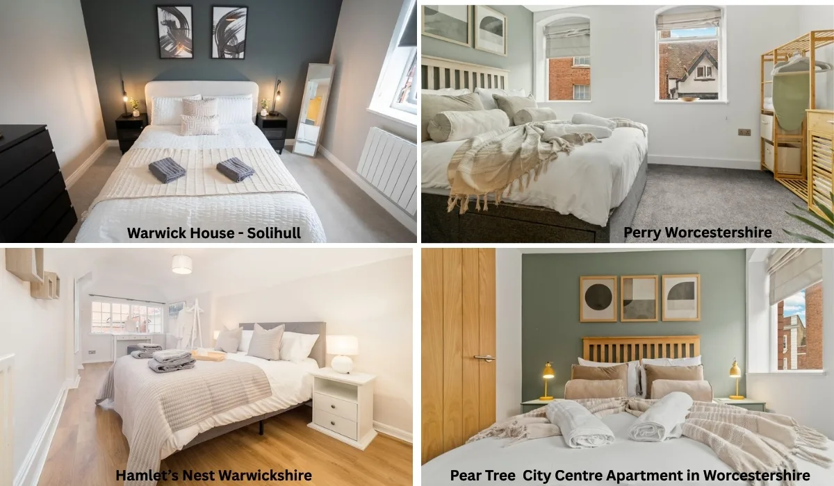 UK short term serviced apartments Worcester city centre near Cathedral River Severn