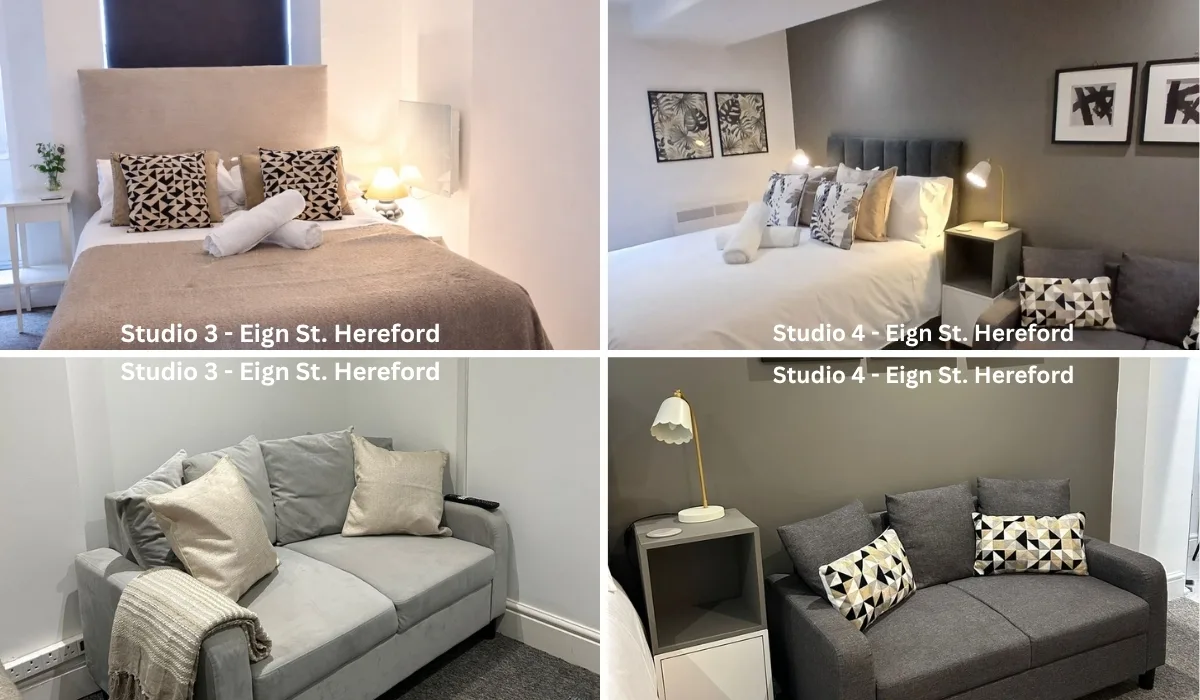 visit life of luxury renting studio 3 and studio 4 in herefordshire with all amenities.