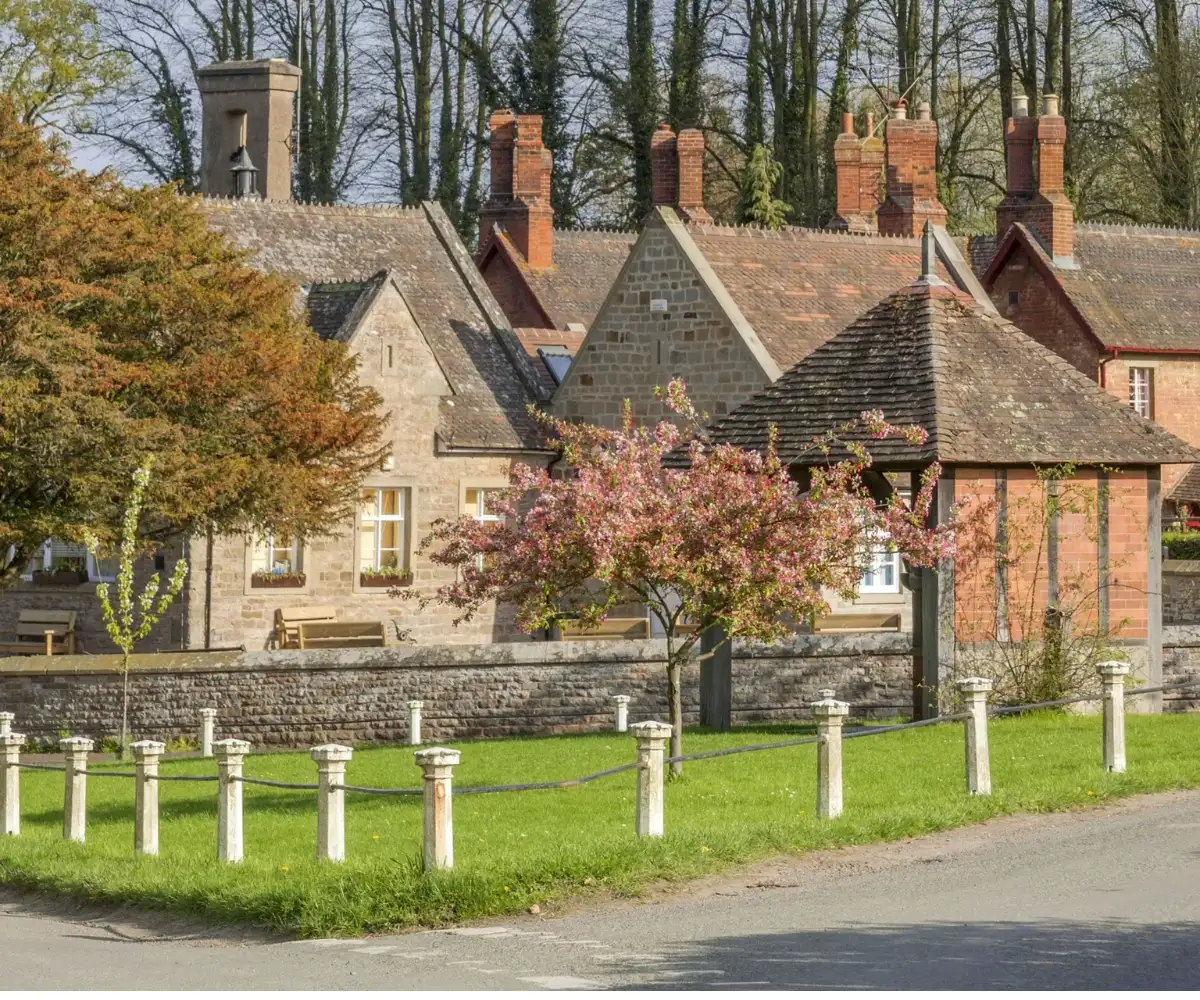 Scenic streets in Herefordshire, ideal for life of luxury with romantic getaways, business trips, and special events.