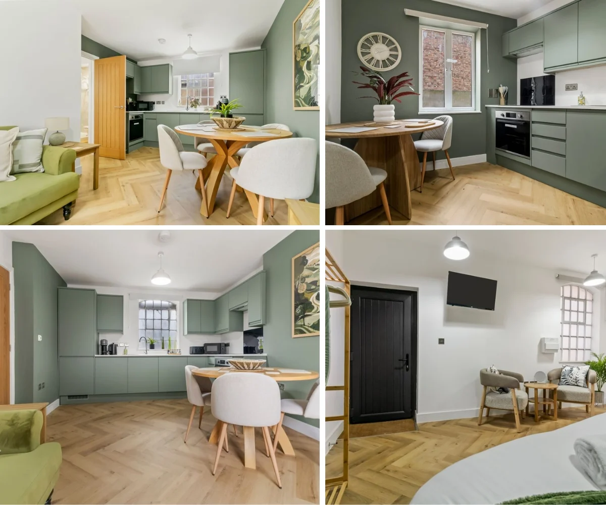 Accommodation with luxury serviced in Worcestershire with three houses.
