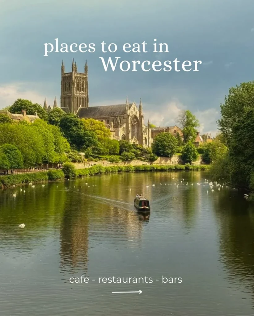 The Boathouse in Worcester offers a scenic riverside setting for delicious meals with picturesque views of the River Severn.